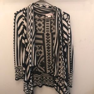 Black and White Cardigan